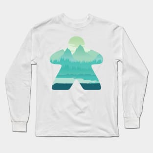 Board Game Meeple Long Sleeve T-Shirt